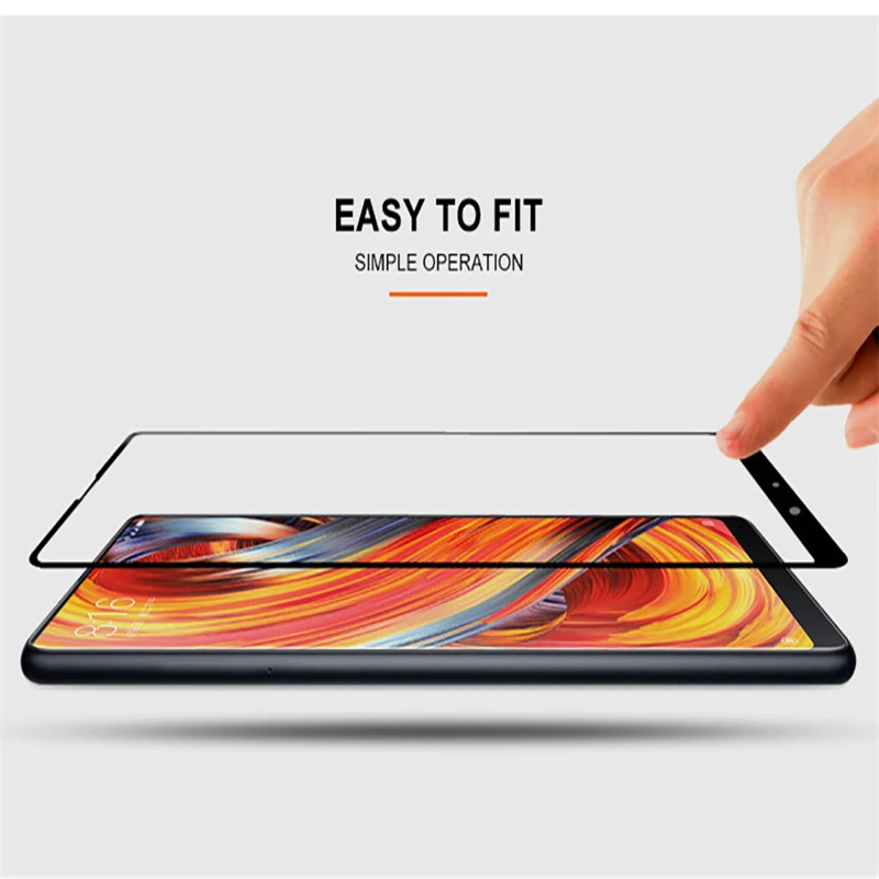Закаленное стекло для Xiaomi mi Mix 2 2S 9h полное покрытие экрана протектор для xio mi x2s 3D HD ясность защитное стекло на xia mi x2