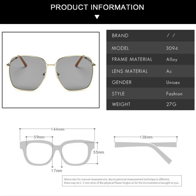 Женские квадратные солнцезащитные очки в металлической оправе винтажные