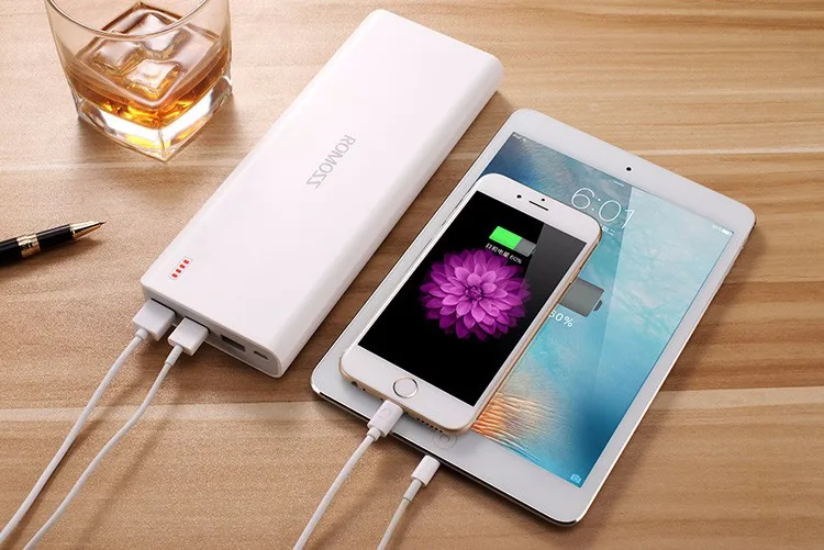 ROMOSS Sense 9 power Bank 25000mAh power bank 3 USB выход портативное зарядное устройство Внешняя резервная мощность для iPhone и samsung