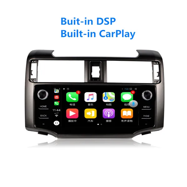 Автомобильный мультимедийный стерео радиоприемник DSP на Android 9 дюймов DVD GPS