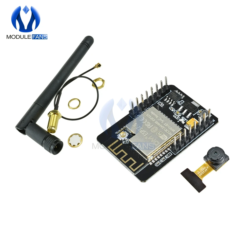 OV2640 ESP32 CAM Камера Bluetooth модуль макетная плата OV7670 + 2 4G Беспроводной антенна SMA NRF24L01
