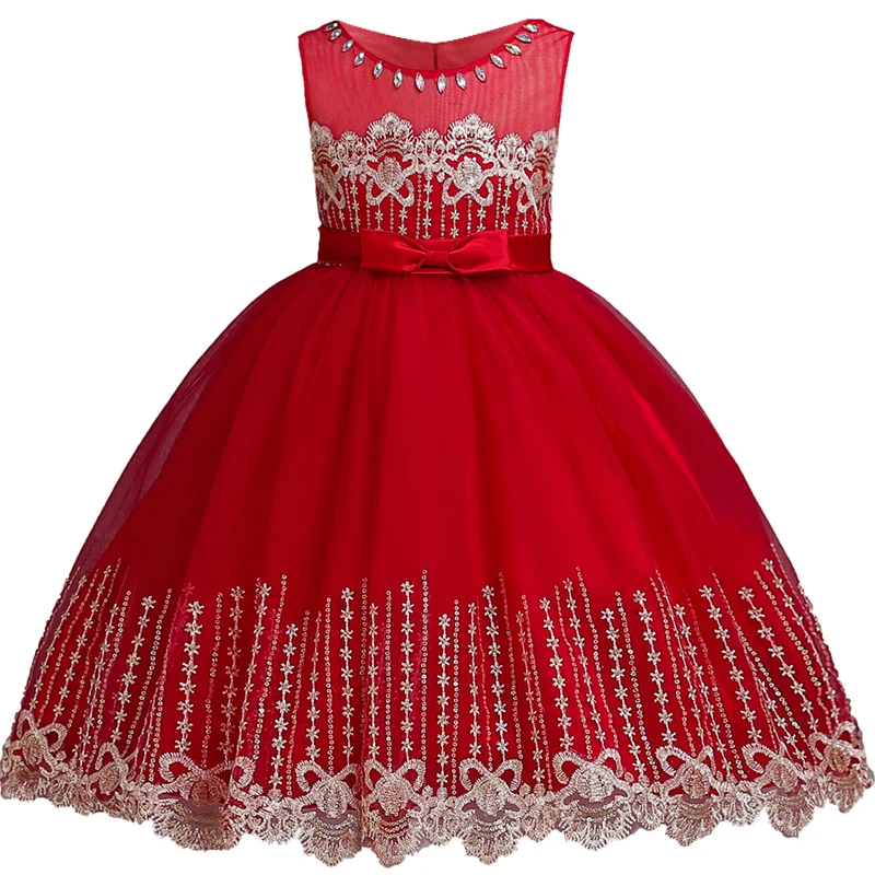 Girls summer dress Baby girls christmas princess Party wedding for children robe de noel fille kids dresses 3-15 | Детская одежда и