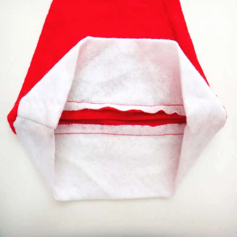 Рождество Hat взрослых детей Кепки Красный Нетканые Ткани шапка для Костюмы