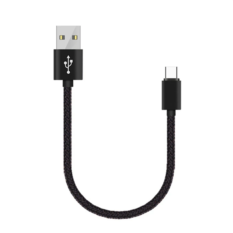 Металлический оплетенный кабель Type C USB Дата для зарядного устройства Xiaomi 8 9 10 Mix 2S