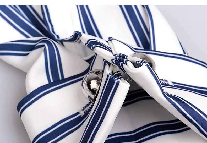 Twotwinstyle Асимметричный платье рубашка Для женщин с открытыми плечами Полосатый