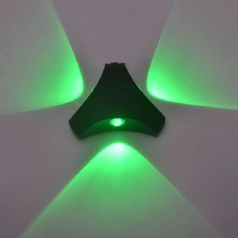 3W Наружная настенная лампа LED Персонализированная треугольная