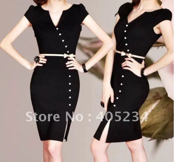 Office lady dress/OL one-piece dress 