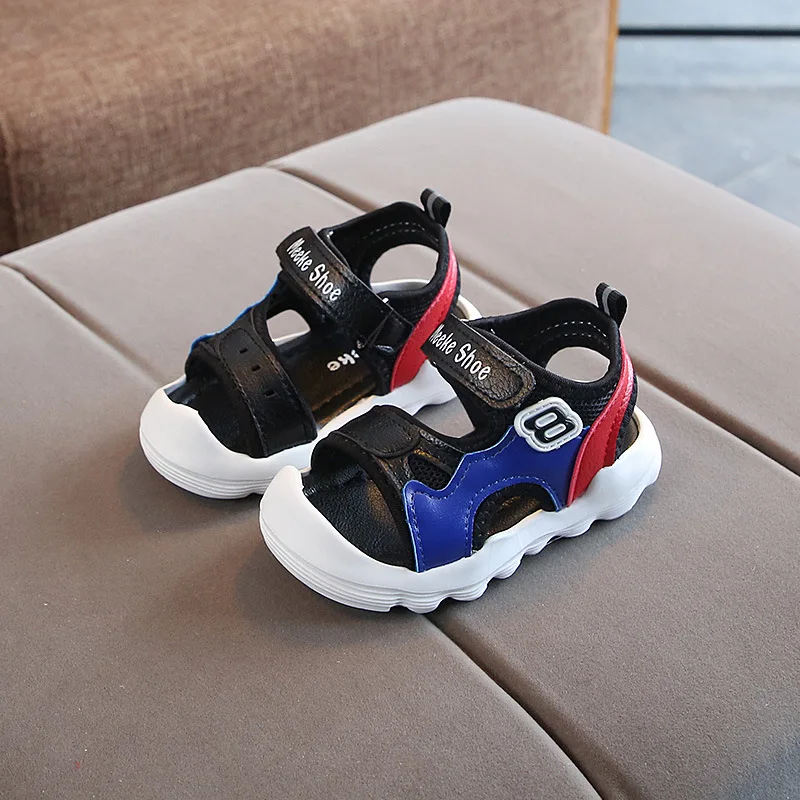 Новые детские сандалии наивысшего качества нескользящая Мягкая пляжная обувь