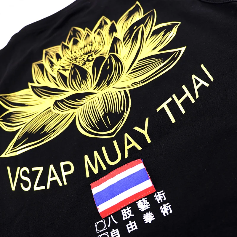 

VSZAP T-Shirt MMA Vest Boxing Gym Tee Fighting Martial Arts Fitness Training Muay Thai Men Fitness muay thai jersey jiu jitsu