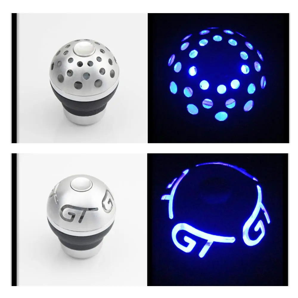 Blue GT Светодиодный рычаг переключения передач для на MT рычаг переключения передач 3 Адаптеры коммутационные адаптеры классные забавные автомобильные аксессуары автоукрашения часть - Название цвета: Blue GT