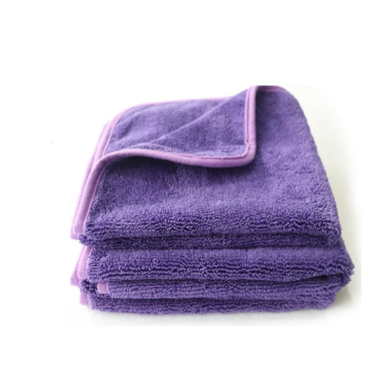 400GMS автомобиля уход полировка супер из толстого плюша салфетка микрофибры для