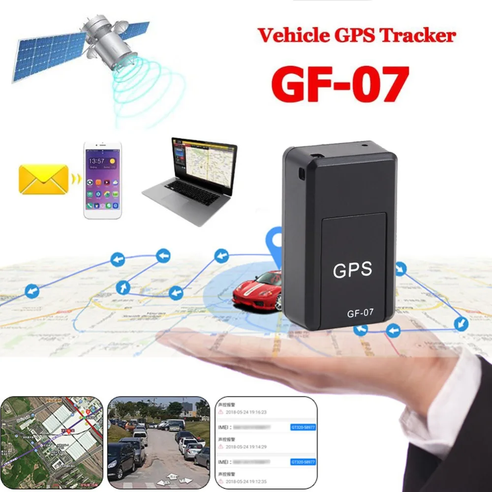 GF07 GSM GPRS автомобилей gps трекер магнитный мини грузовой автомобиль Locator Anti