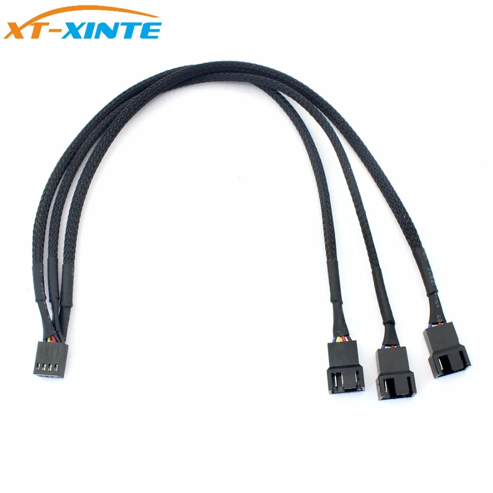 4pin IDE К 3-портовому 4Pin охлаждающий вентилятор кабель питания сплиттера ПК