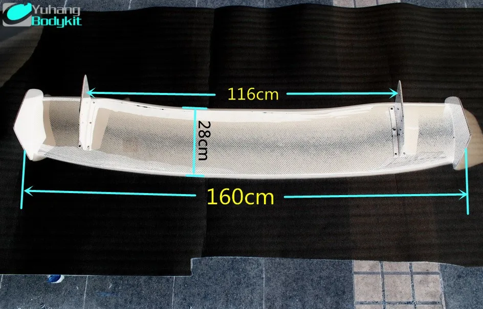 Задний спойлер Skyline R33 GTR Bee R из стекловолокна для 1995 1998|Спойлеры и крылья| |