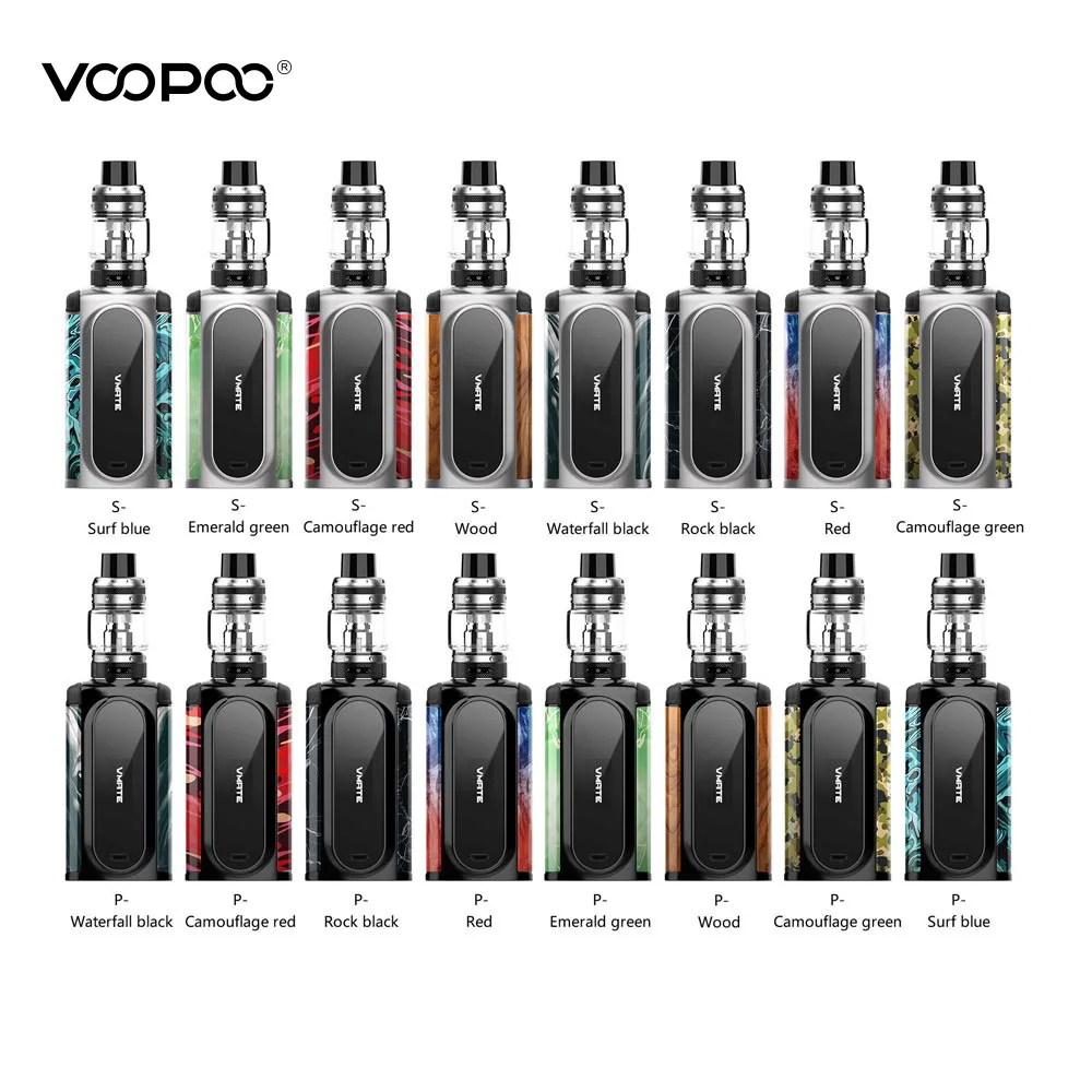 Оригинальный VOOPOO VMATE Комплект 200 Вт Voopoo Vmate коробка мод 8 мл Uforce T1 Vape танк