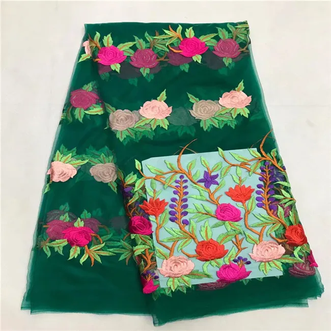 Черный тюль Кружево Ткань Высокое качество Африканский французский 2017 чистая в