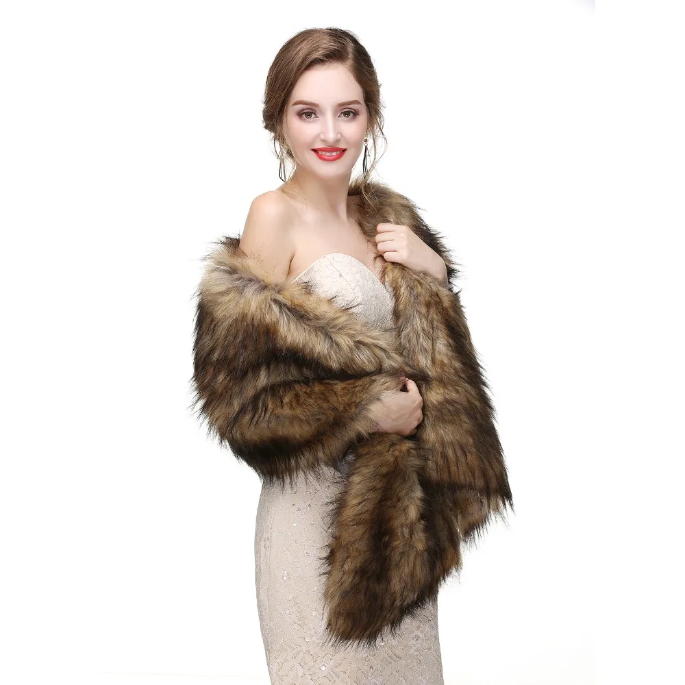 Женское свадебное пальто Forevergracedress элегантное мягкое болеро из искусственного