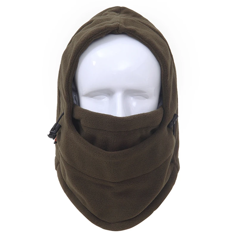 Камуфляжная Теплая Флисовая Балаклава с капюшоном зимняя шапка|winter masks face|winter hat