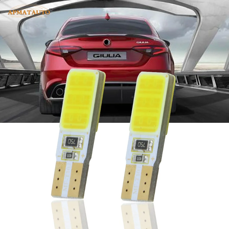 2 светодиодные лампы T10 W5W для номерного знака ALFA ROMEO 145 146 147 155 GT 156 159 Brera GTV Spider MITO|t10