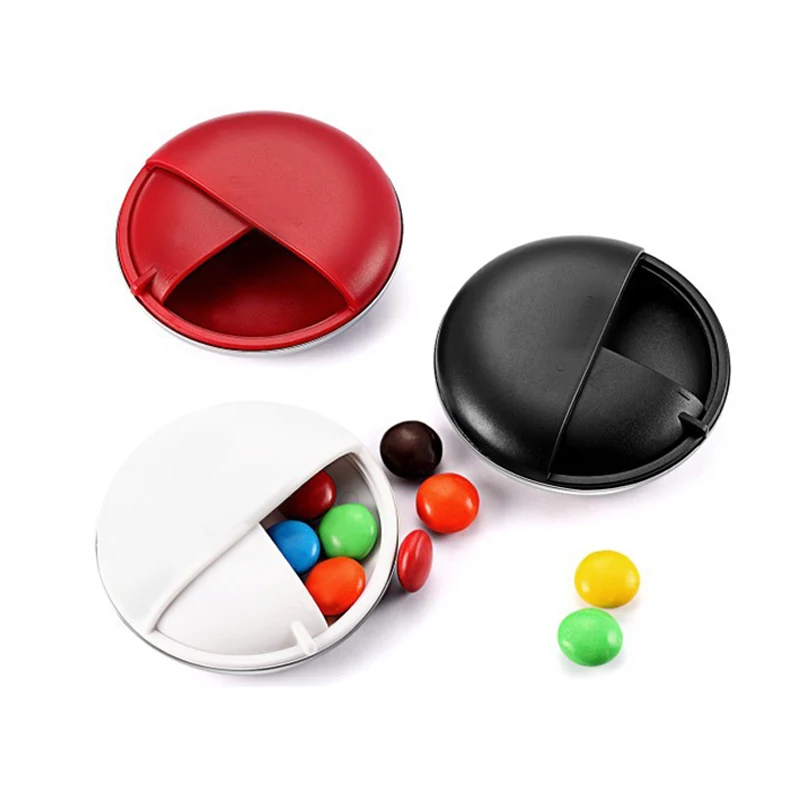 JINSERTA Portable Medicine Box Pill Container Chewing Gum Case Creative Small Mini Storage Organizer Gifts