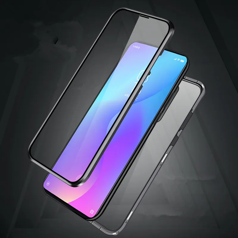 Чехол redmi k20 pro с магнитной автоматической адсорбцией для Xiaomi Mi 9t redmi K20, задняя крышка из закаленного стекла, полностью завернутый чехол