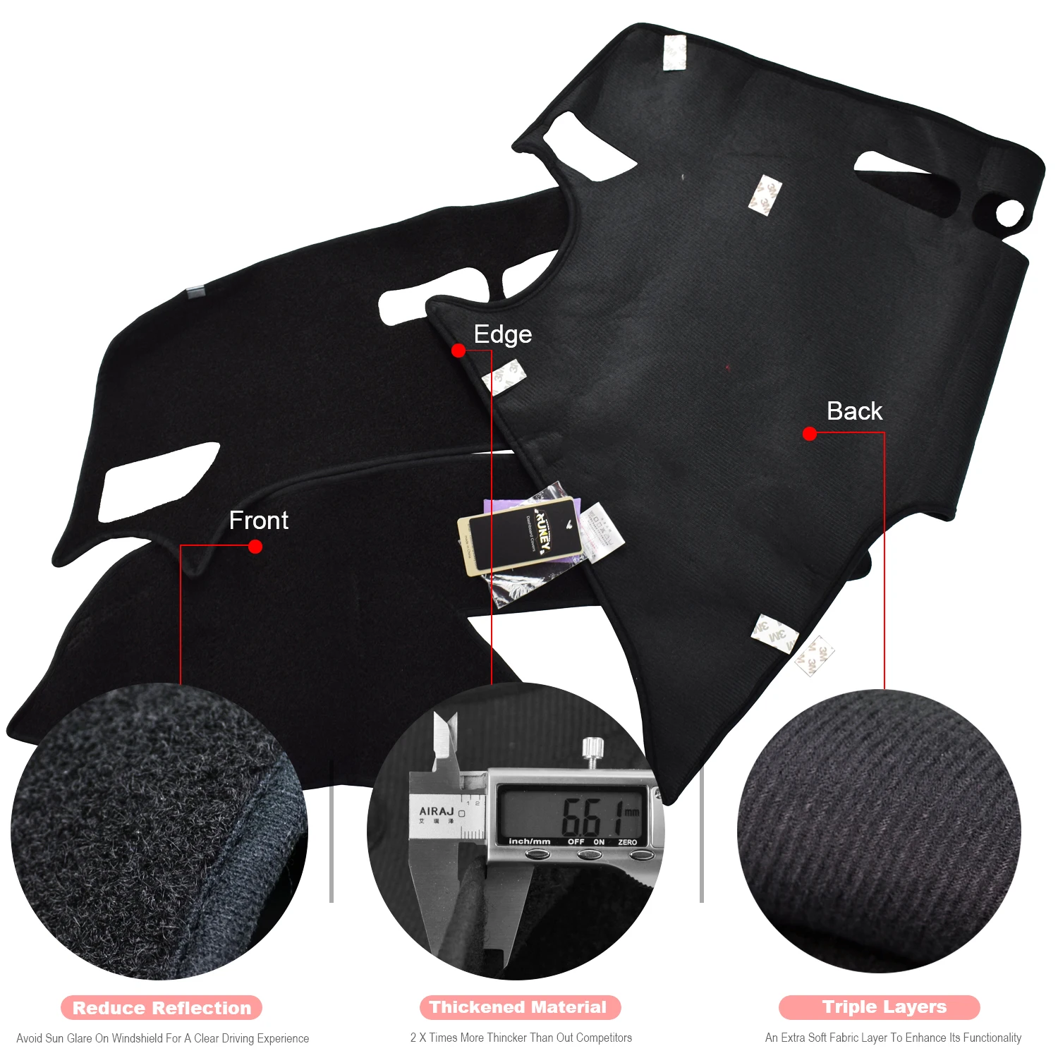 Xukey для Mazda 3 M3 BL 2009 2010 2011 2012 2013 крышка приборной панели автомобиля Dashmat