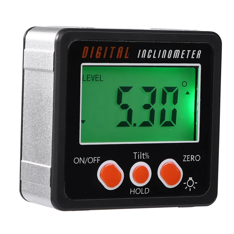 Angle meter Precision Digital Protractor Inclinometer Level box Finder Bevel Box with Magnet Base | Инструменты