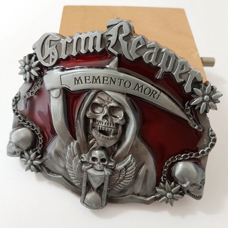 Мужская пряжка для ремня в Мори от Red Grim Reaper Me мужские металлические крутые