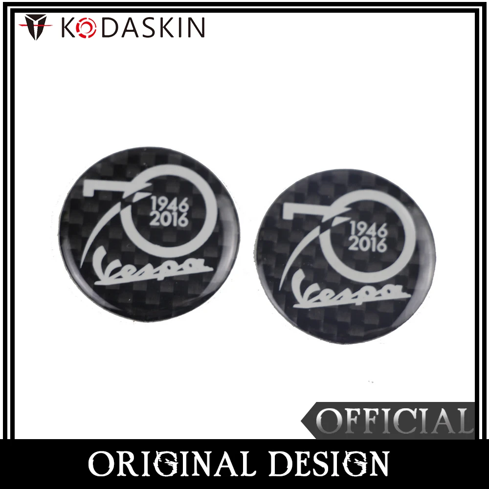 

KODASKIN 3D Real Carbon Stcker Decal Fit for 70th anniversary