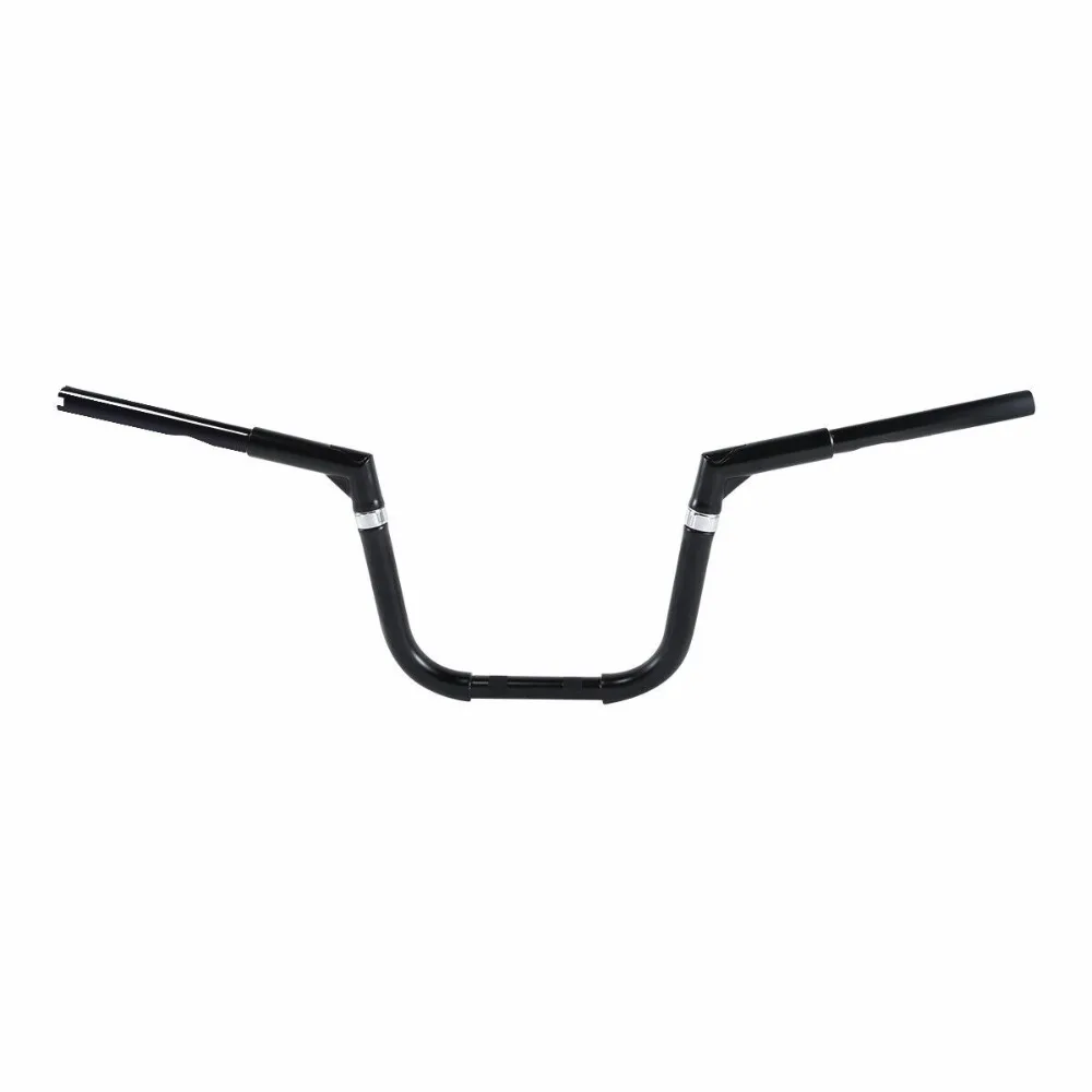 Мотоциклетный руль 8 дюймов 10 Rise 1 1/4 дюйма для Harley Dyna Wide Glide 1999 2017 15 Street Bob 2006 Fatboy 2000