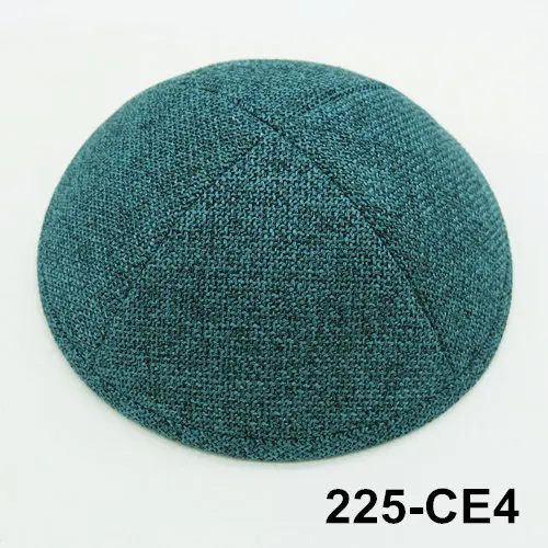 Кепка Kippot kippa Kippah19cm, Шапка-бини Yarmullka, шапка Kipa yarmulke skull - Цвет: 225CE4
