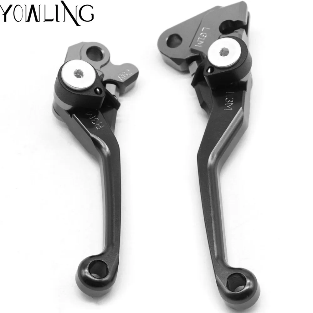 Поворотный складной рычаг тормоза сцепления CNC для Kawasaki KX65 KX85 KX80 KX100 KX125 KX250 KX 65 80 85
