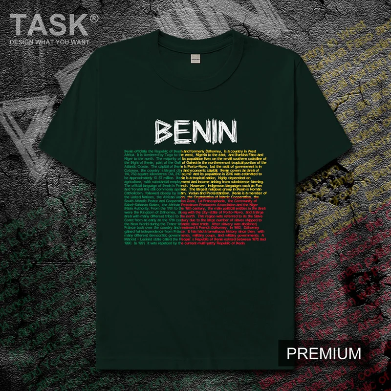

Бенин Beninese BEN BJ Dahomey, национальная команда, новые мужские футболки с принтом, стильные дизайнерские футболки, повседневный топ из 100% хлопка с ...