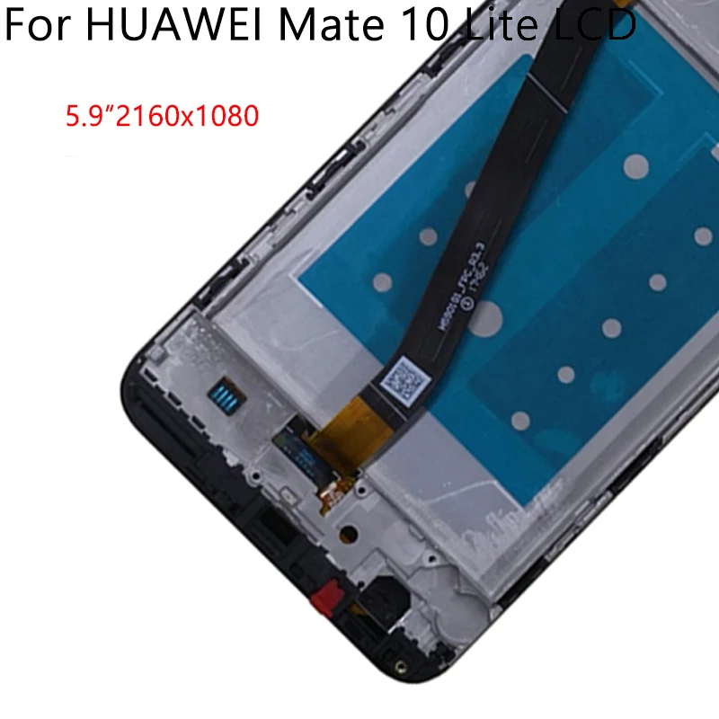 5," для HUAWEI Mate 10 Lite RNE L21 L22 L23 ЖК-дисплей с сенсорным экраном дигитайзер в сборе с рамкой для HUAWEI Nova 2i lcd