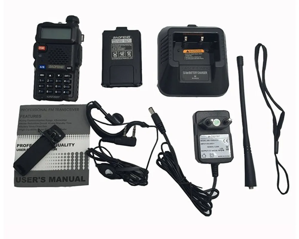 2 шт. UV5R двухстороннее радио Pofung BF-UV5R fm-трансивер UV 5R Любительская yaesu cb радиостанция telsiz Baofeng UV-5R рация
