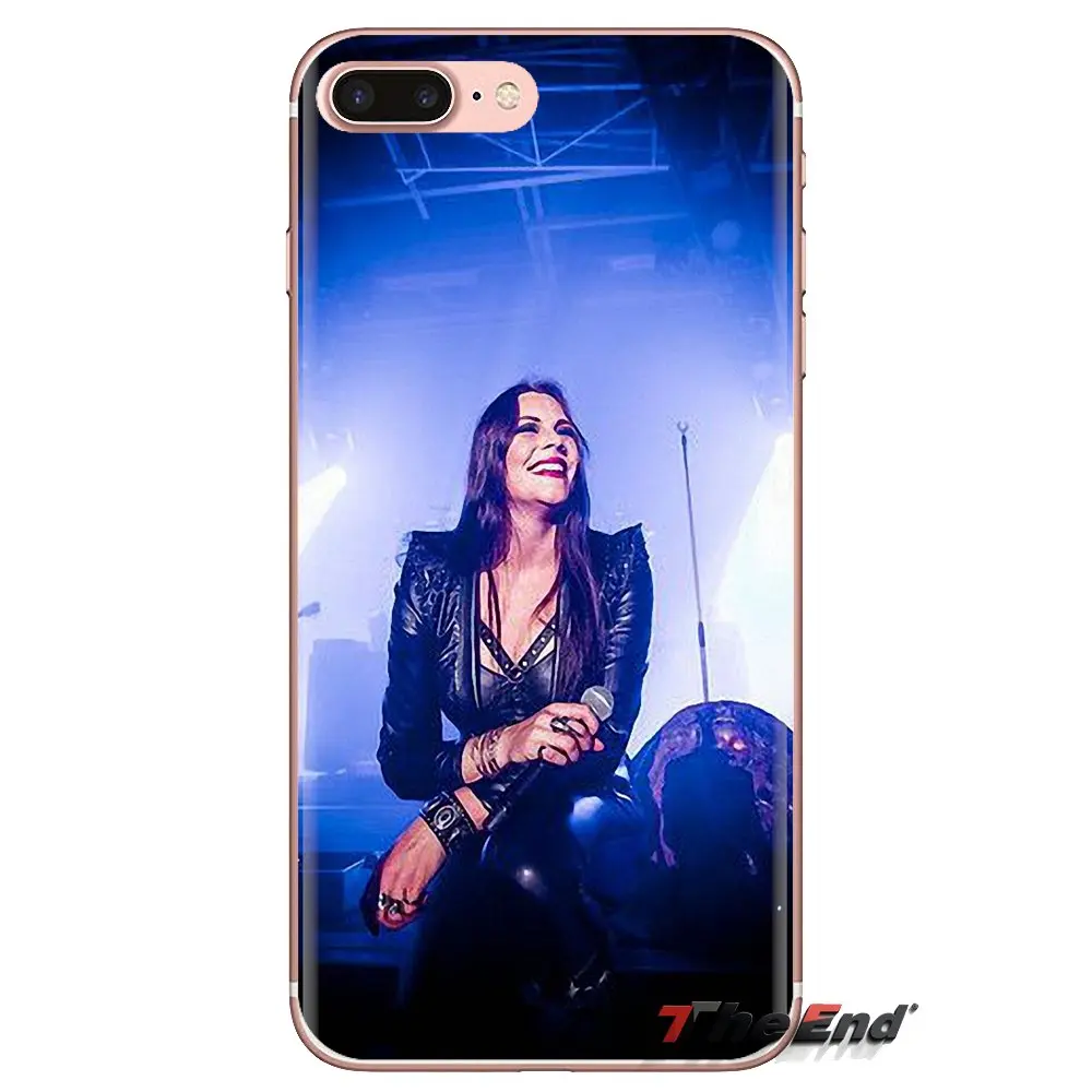 Мягкий чехол для телефона из ТПУ с металлическим музыкальным браслетом Nightwish Theater