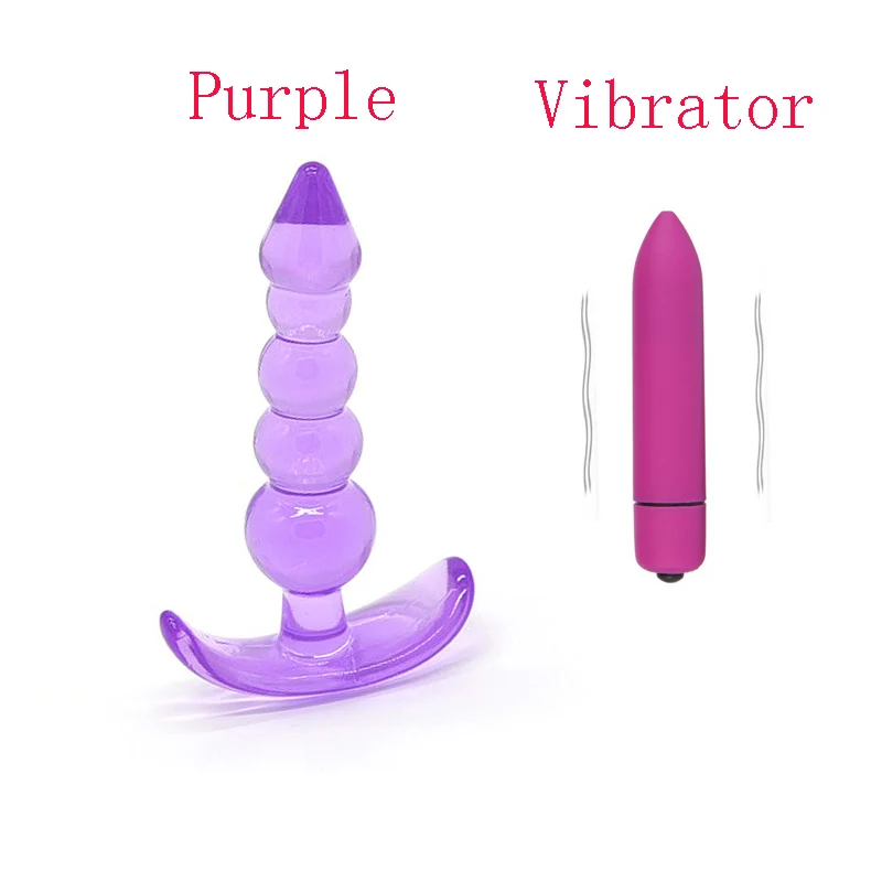 Вибратор пуля гладкая силиконовая Анальная пробка вагинальный фаллоимитатор