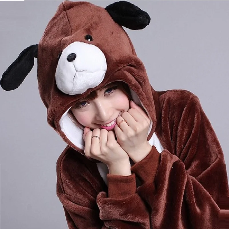 Милые цыплята животных onesies зима Kawaii Kigurumi Новый Китайский Зодиак Аниме пижамы с