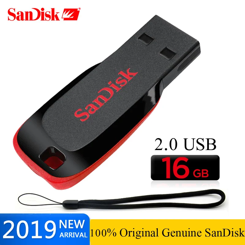 Флеш накопитель usb 64 ГБ sandisk 8 2 0 CZ50 флэш диск флеш memoria 16 Гб карта памяти 32 ГБ|USB