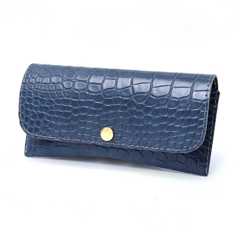 Новинка 2019 кожаный бумажник с зеркалом Ретро стиль солнцезащитные очки черный