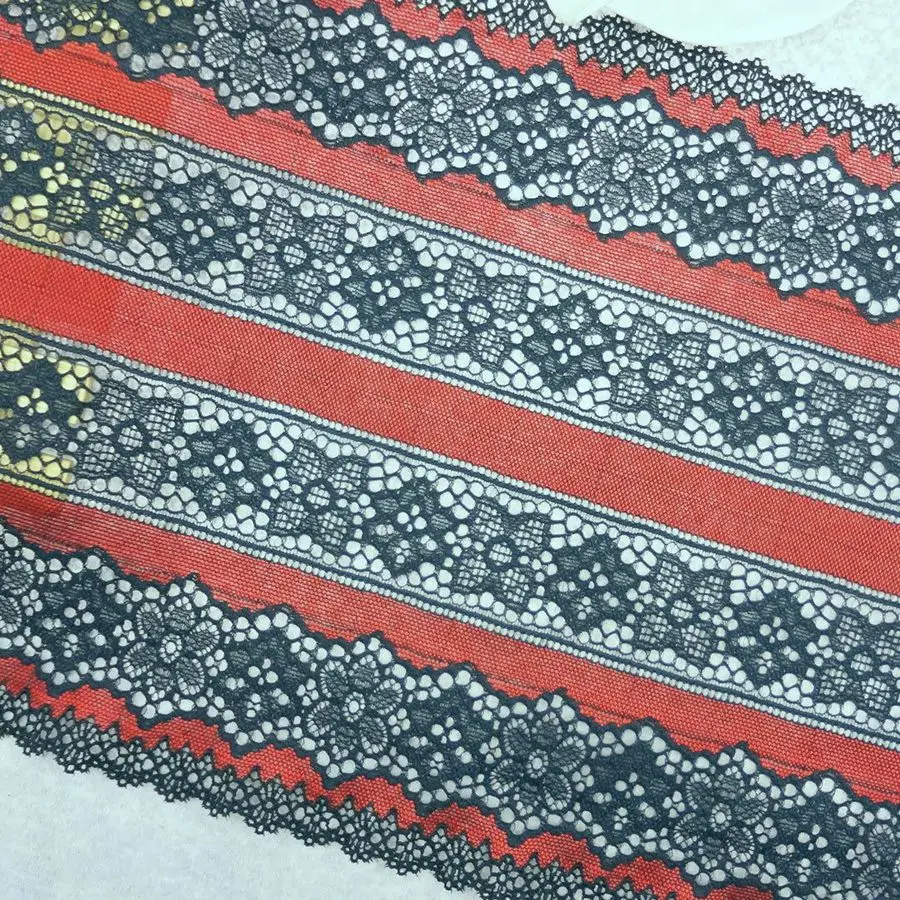 Лента кружевная эластичная шириной 104 см 24 5 см|trim sewing|stretch elastic laceelastic lace |