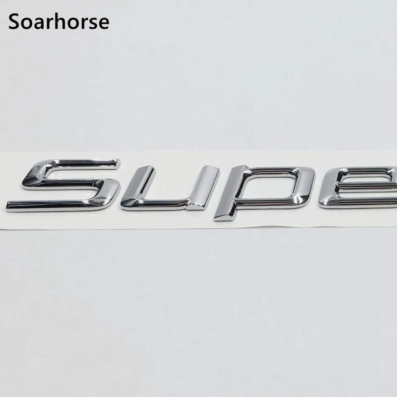 3D ABS для превосходного логотипа надписи задний багажник значок наклейка Skoda 3T0 853