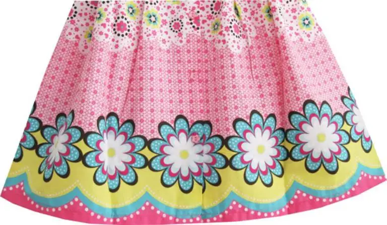 Sunny Fashion платья для девочек новогодние костюмы Цветок Девушка Платье розовый
