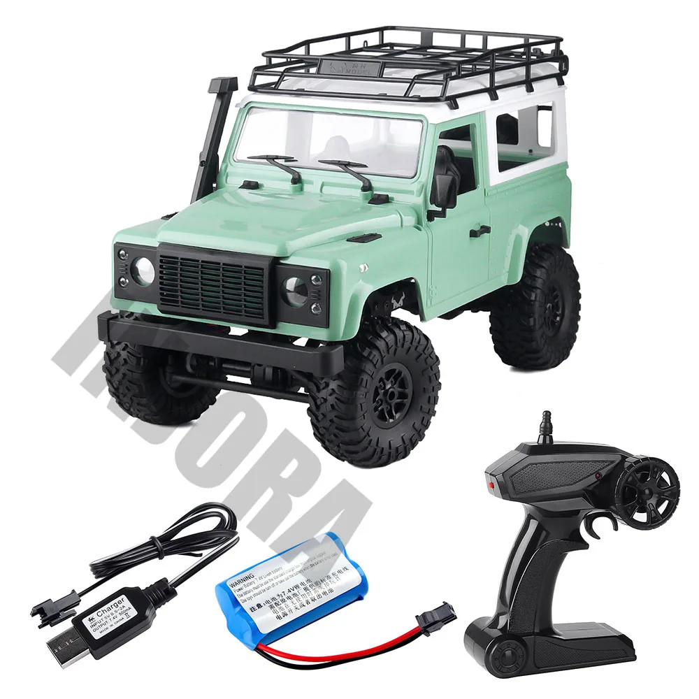 MN90 Green 1:12 Масштаб MN модель RTR версия RC Автомобиль 2,4G 4WD MN-90K MN-91K RC Рок гусеничный D90 защитник пикап Дистанционное управление грузовик игрушки - Цвет: MN90 Green