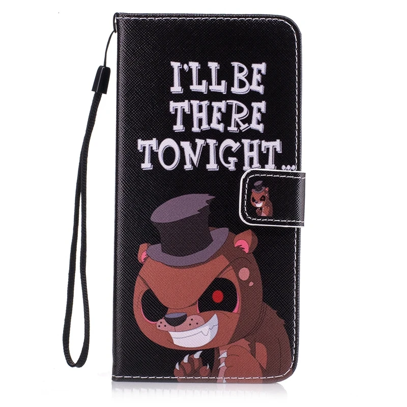 Новинка 2017 кожаный мягкий чехол бумажник с мультяшным рисунком для Apple iPhone SE 5 5S 6 6s