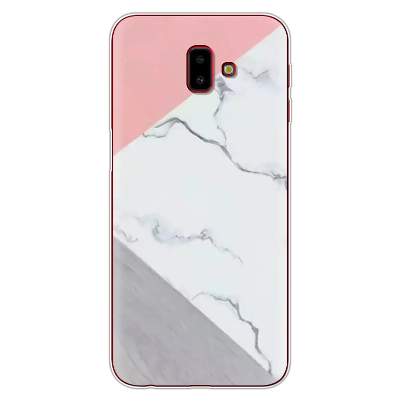 dlshongb Flower Marble Soft Cases For Samsung Galaxy J6 Plus Case 6.0" Silicon TPU For Samsung Galaxy J6Plus Case Coque Capa Fundas Cover - Цвет: dlshongb