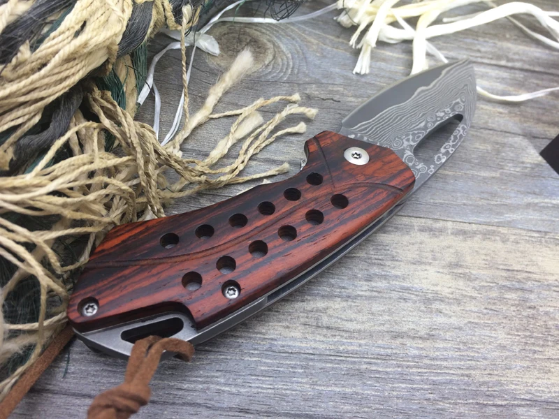 Get-FORCE дамасский EDC тактический складной нож коллекция мини-папок выживания