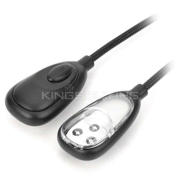 Double Pole 6-LED White Light USB Flexible Neck Desk Lamp (3 x AAA) #1700477 | Компьютеры и офис