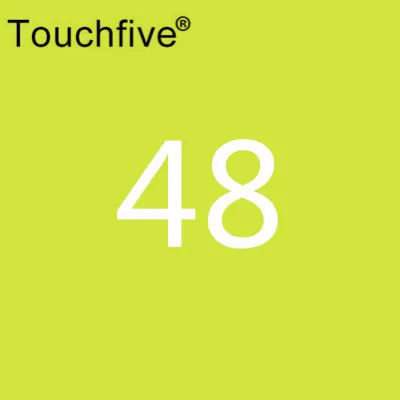 48 TOUCHFIVE опционально цвет соответствия искусство маркеры Кисть ручка эскиз на спиртовой основе маркеры двойная головка манга ручки для рисования товары для рукоделия - Цвет: 48