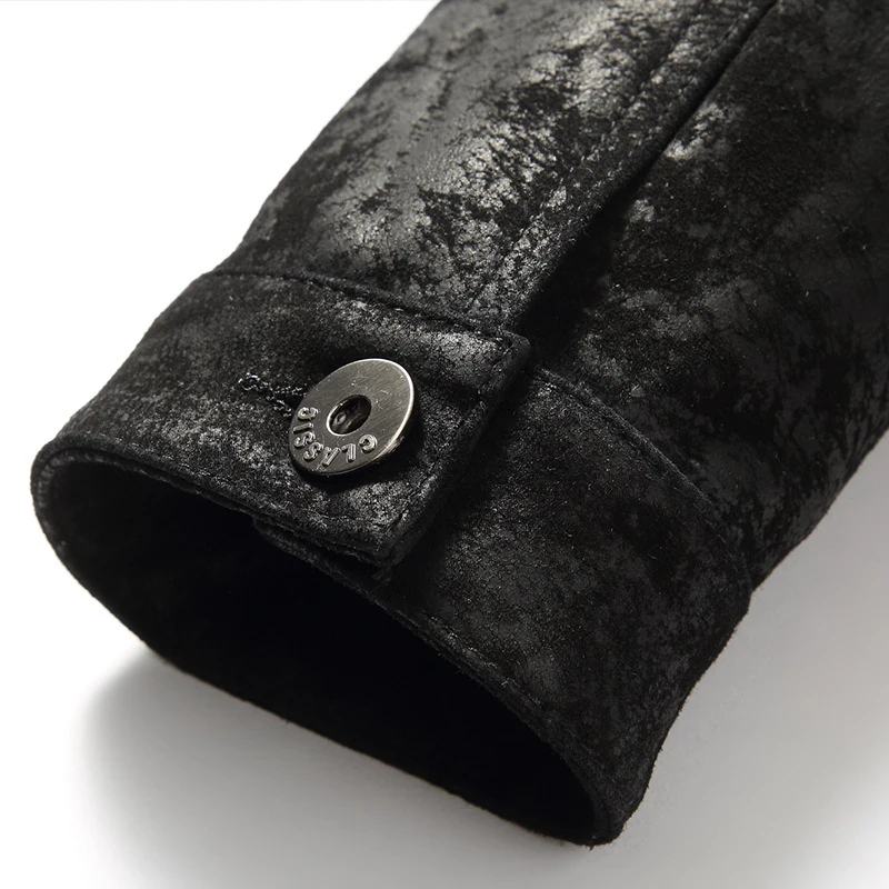 

2019 Autumn Winter Genuine Sheepskin Leather Jacket Men Casual Luxury Real Leather Jacket/Coat Winter Slim Outwear A109